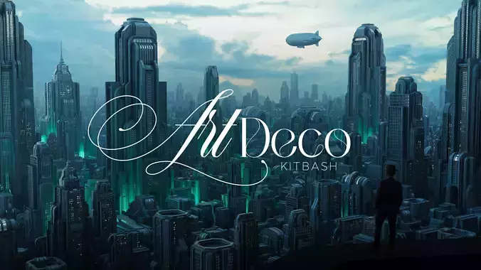 Art Deco - City  Kitbash