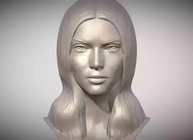 Kendall Jenner bust 3D print model