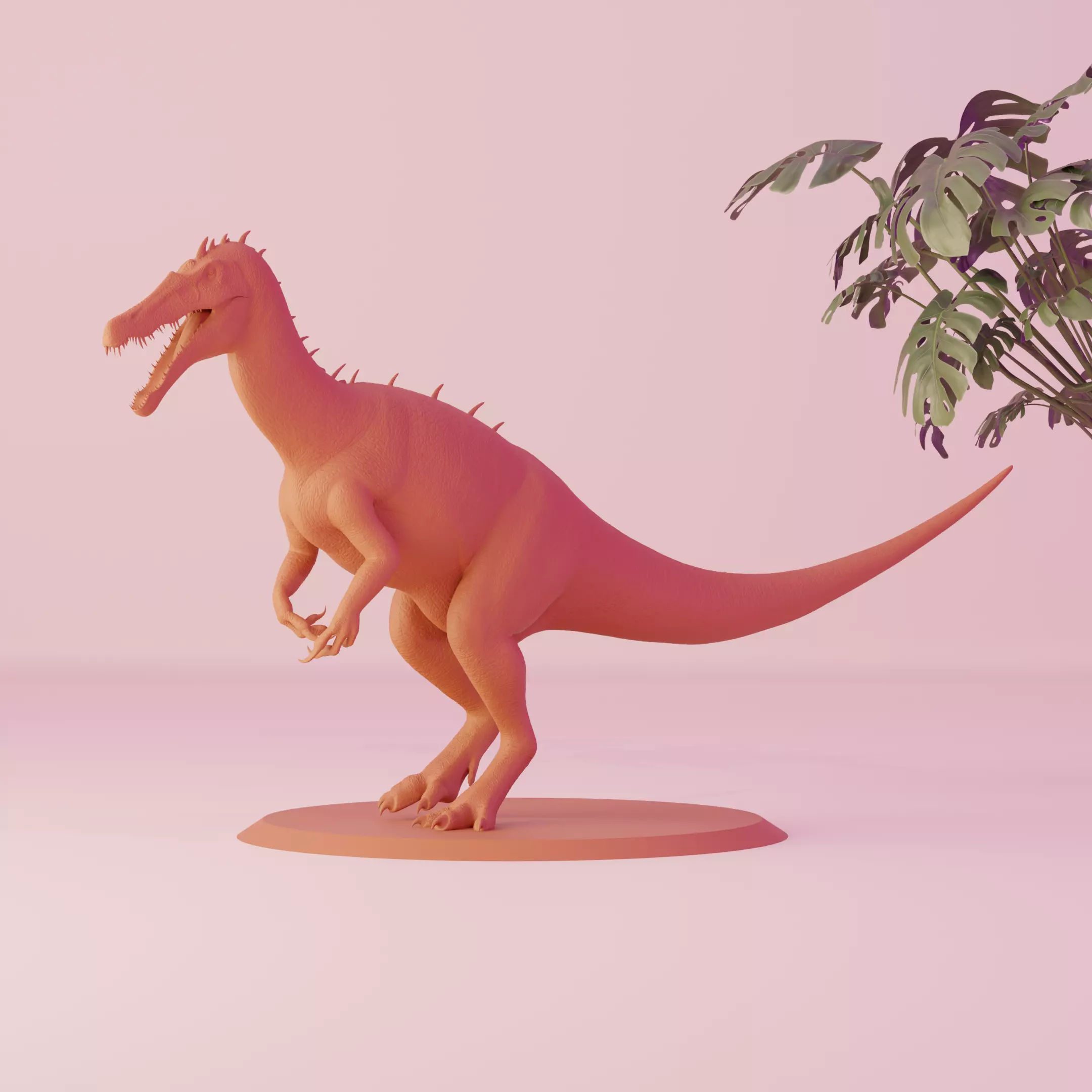 3D Printable Baryonyx Miniature 3D print model_0