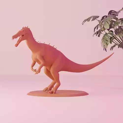 3D Printable Baryonyx Miniature