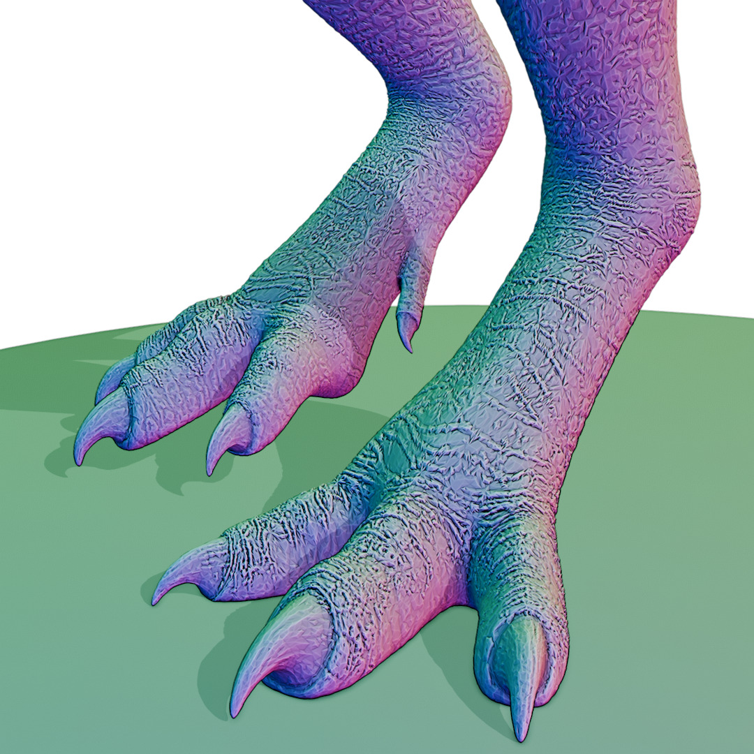 3D Printable Baryonyx Miniature 3D print model_2