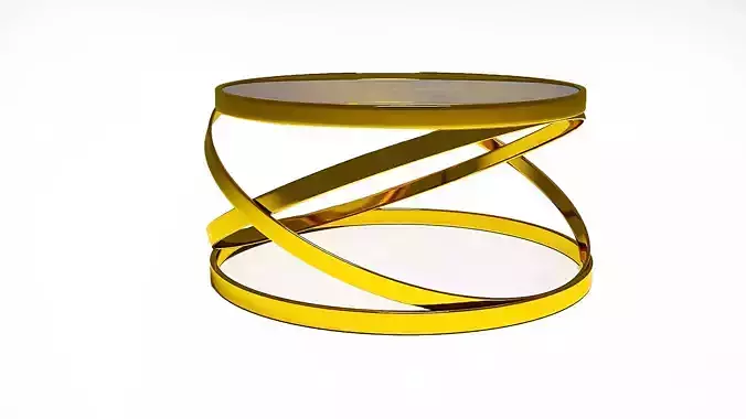 Twist Gold Coffee Table