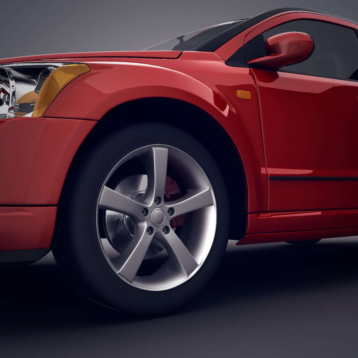 Dodge Caliber 3D model_3