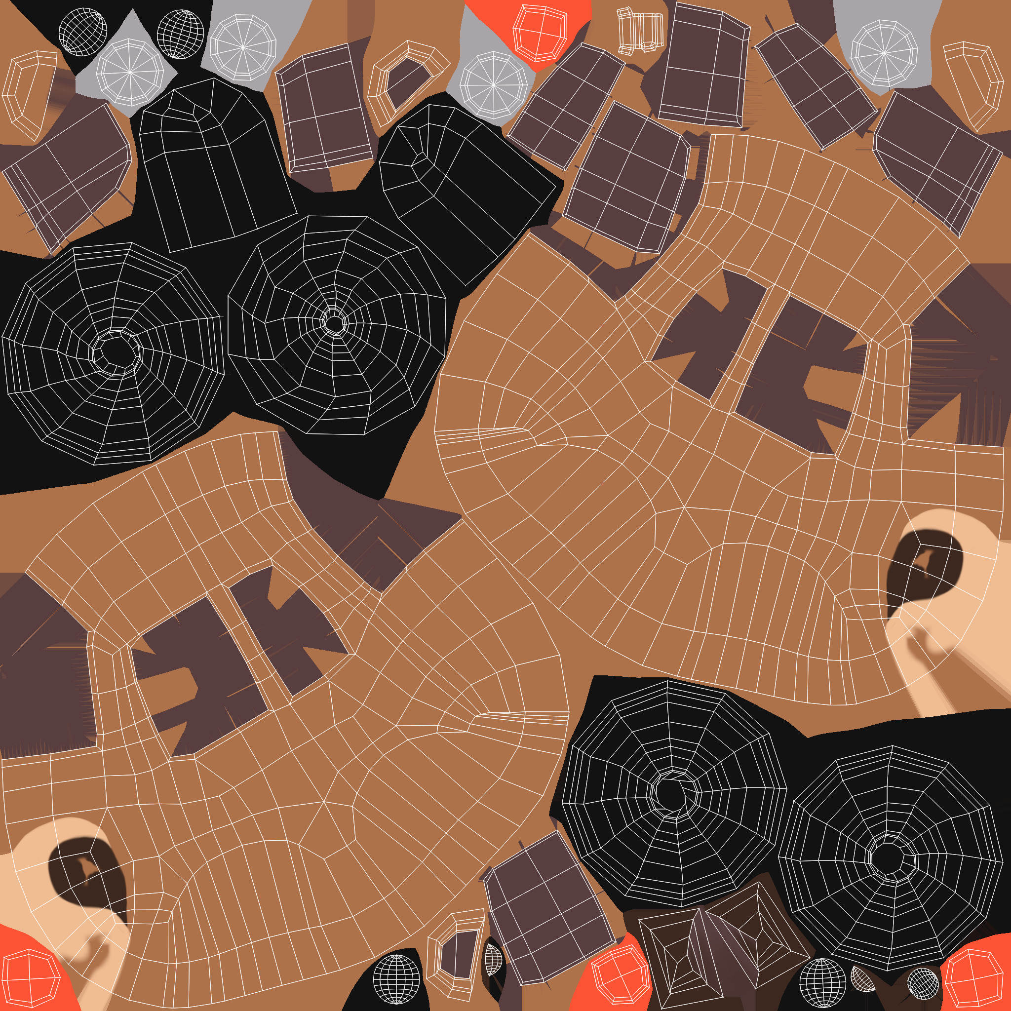 Cartoon Sloth Car Low-poly 3D model_5