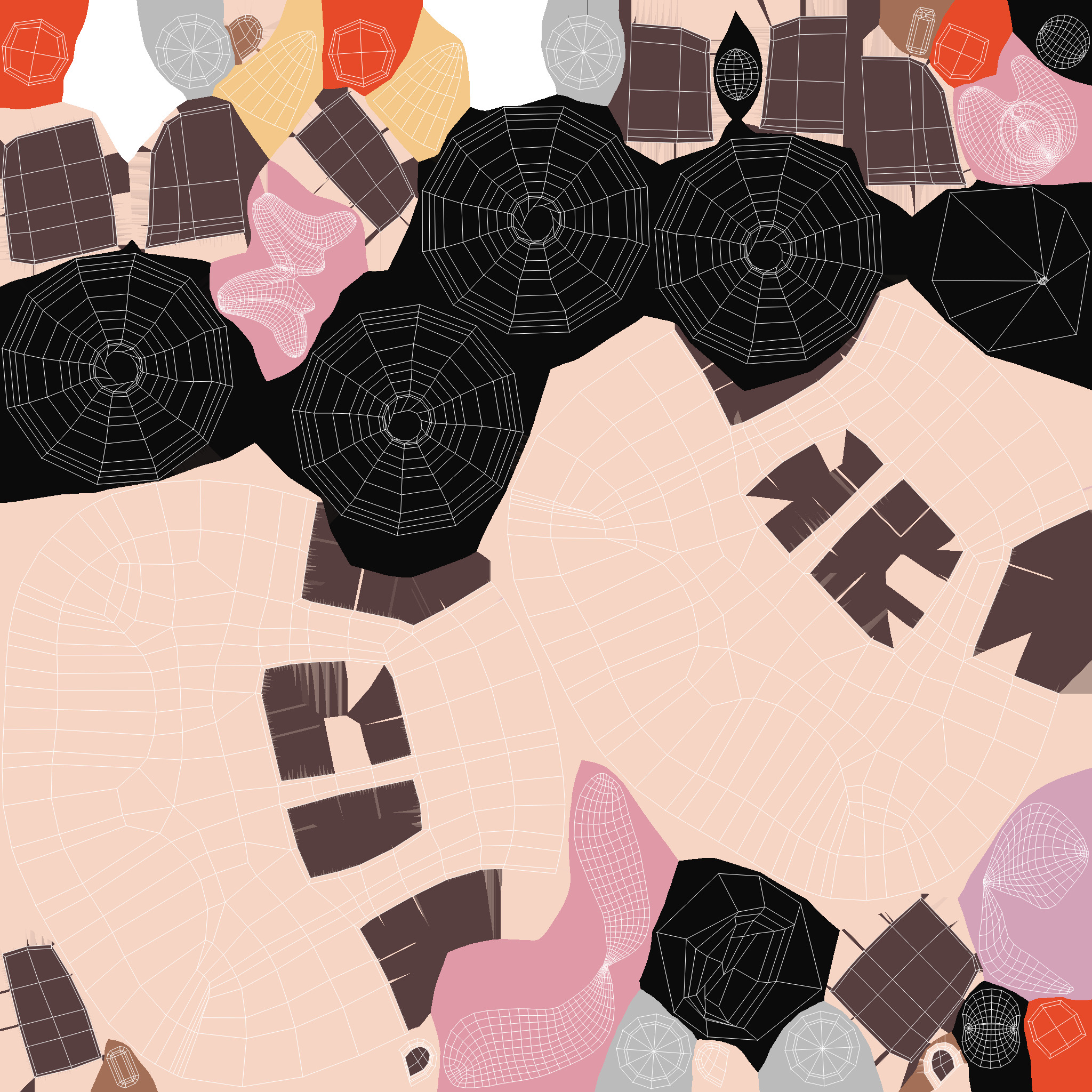 Cartoon Unicorn Car  Low-poly 3D model_5