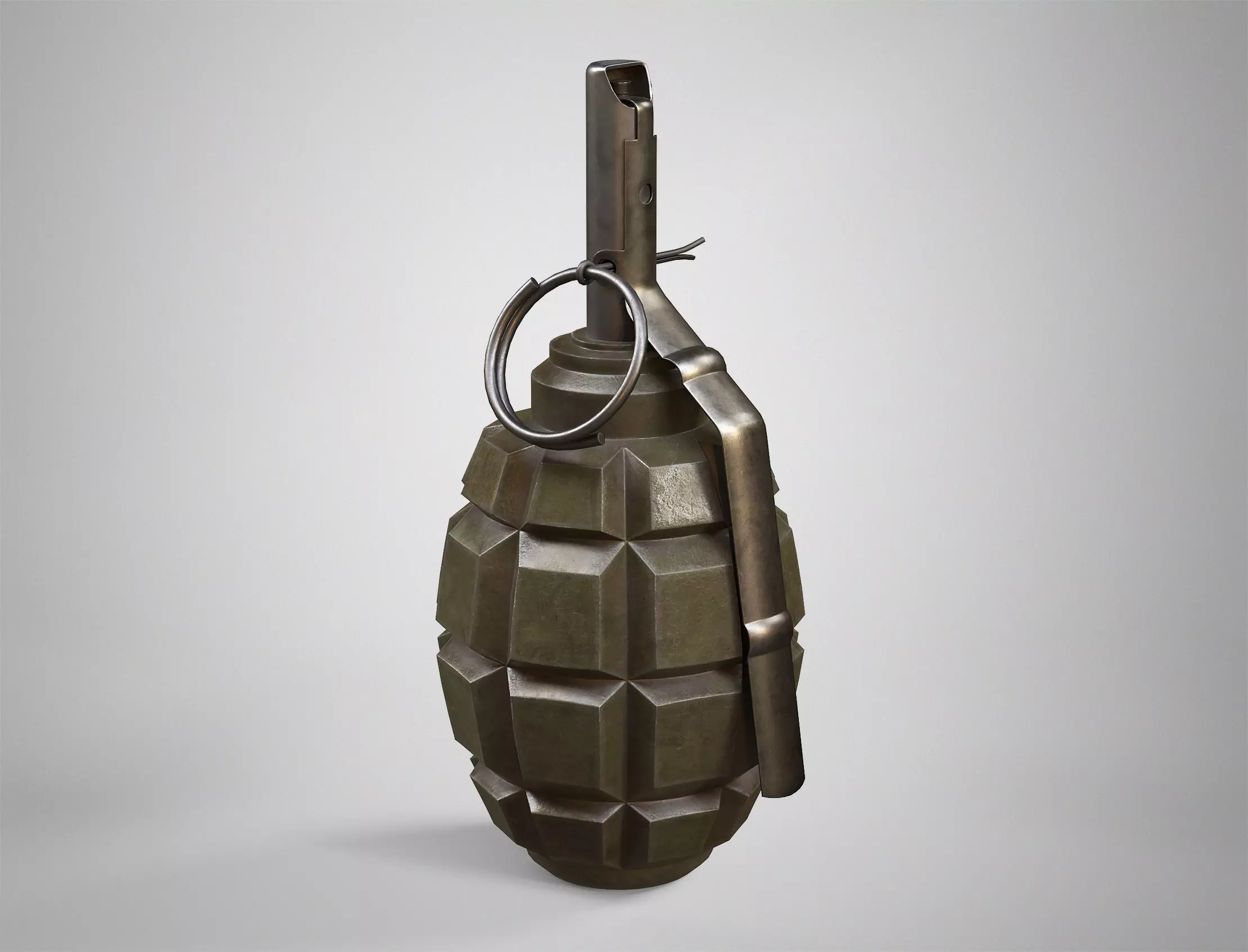 F1 Hand Grenade AAA Game Ready Low-poly 3D model