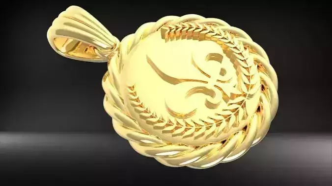 fleur de lis Necklace Pendant Charm Jewelry 