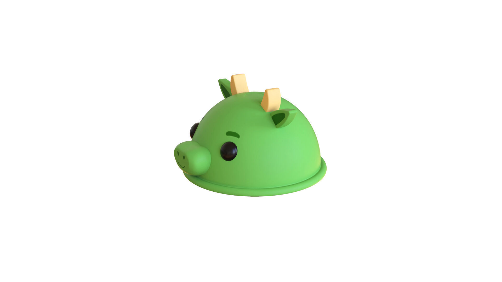 Low-Poly Dragon Hat Low-poly 3D model_1