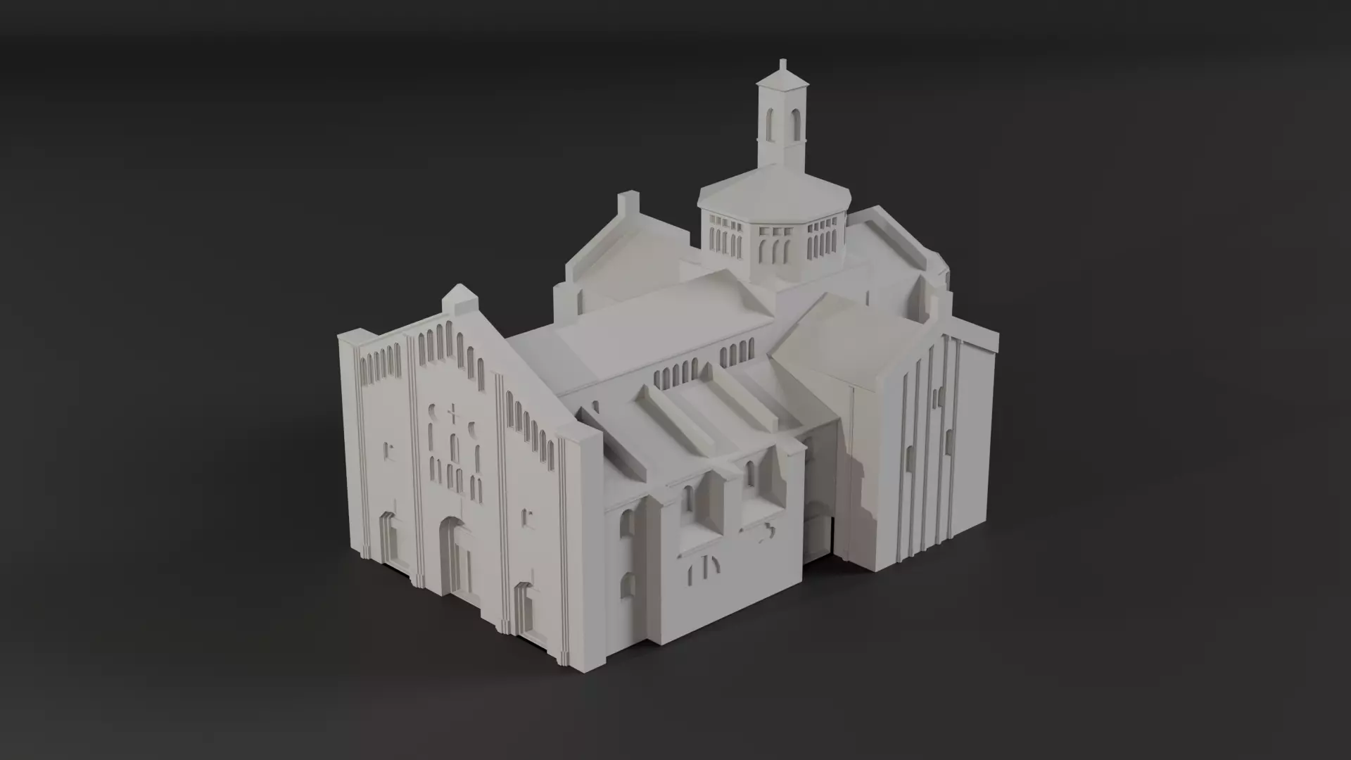 Basilica of San Michele Maggiore 3D Print Model 3D print model