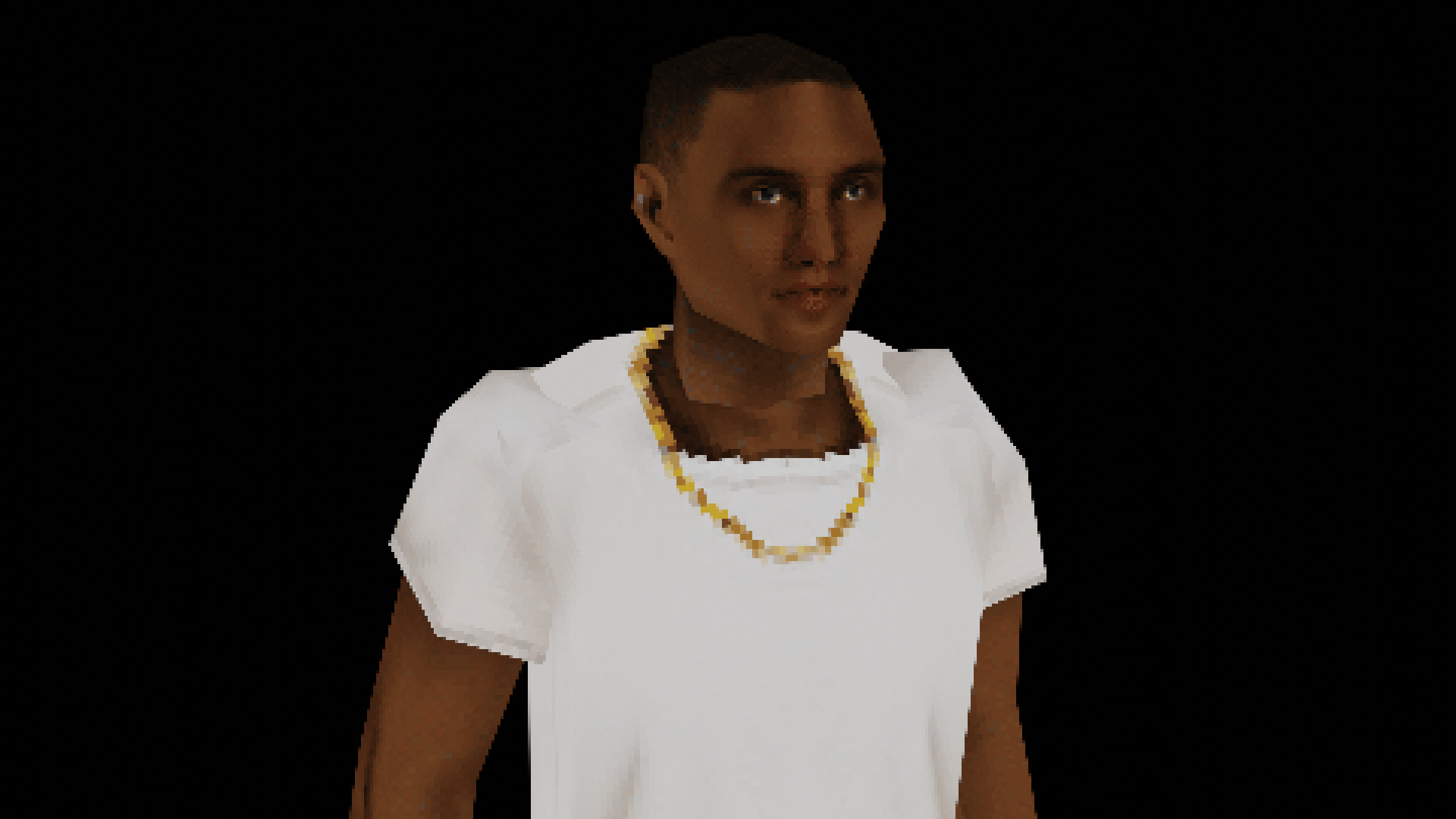 PSX PS1 Low Poly Male Character 4 - Ricky Low-poly 3D model_3