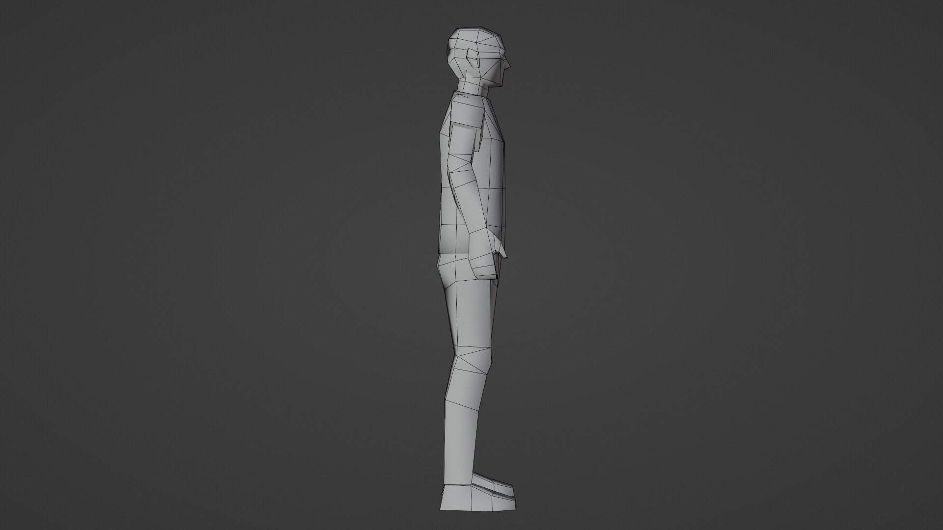 PSX PS1 Low Poly Male Character 4 - Ricky Low-poly 3D model_11