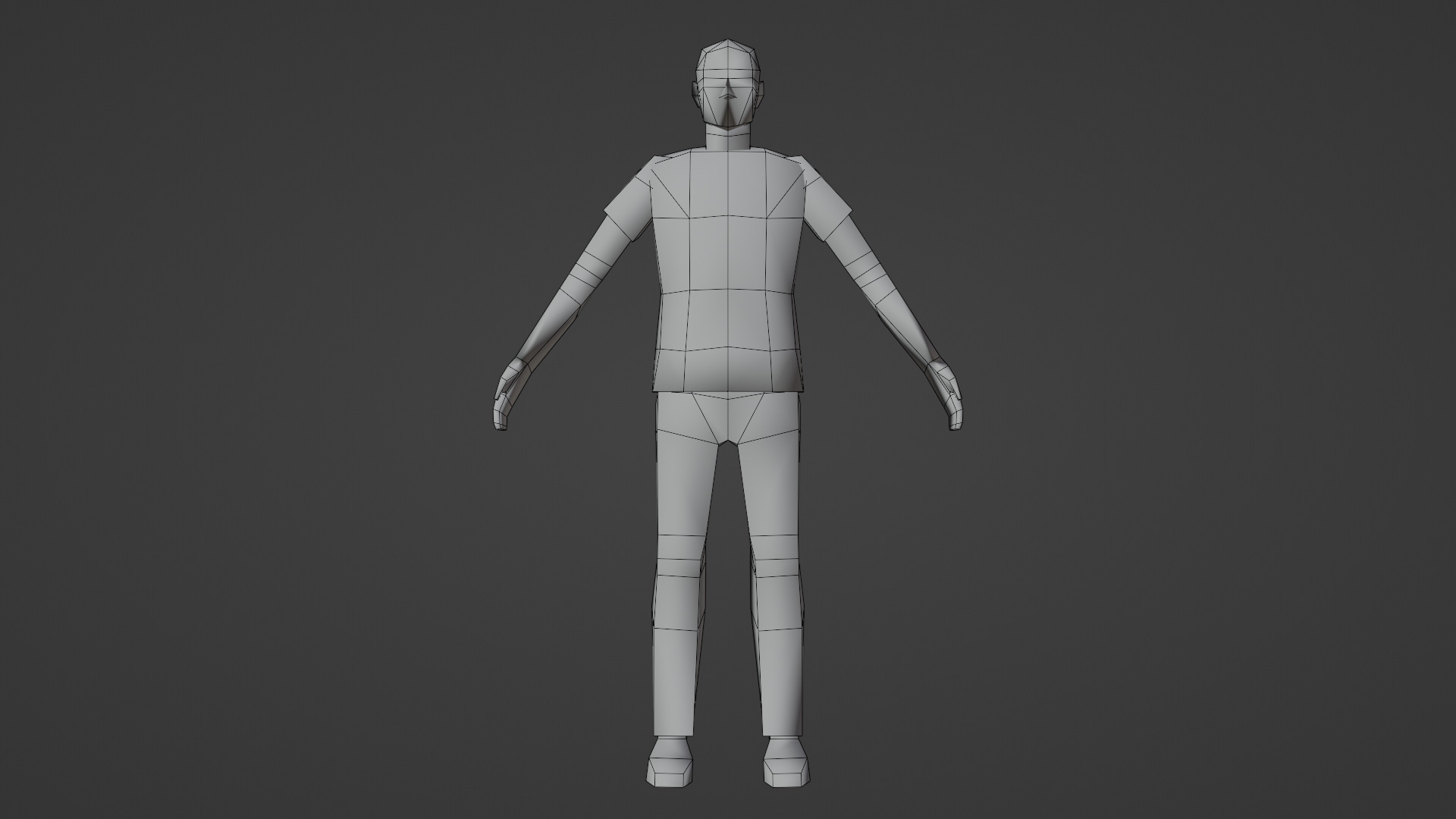 PSX PS1 Low Poly Male Character 4 - Ricky Low-poly 3D model_10