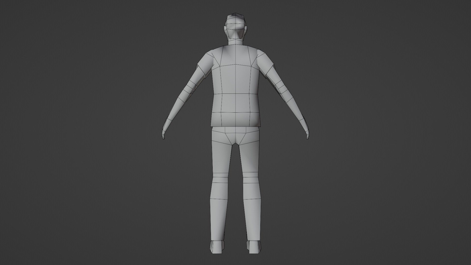 PSX PS1 Low Poly Male Character 4 - Ricky Low-poly 3D model_12