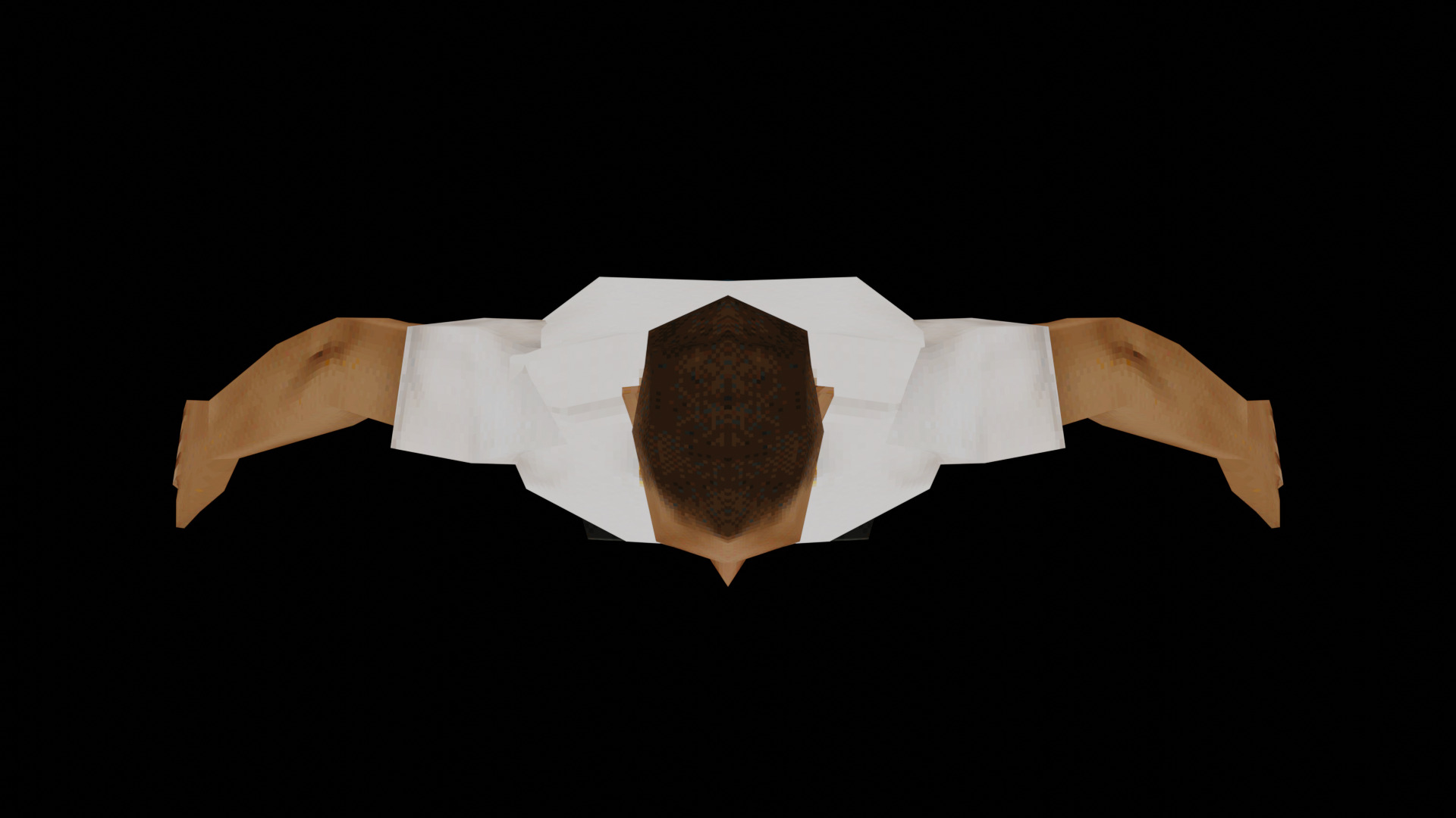 PSX PS1 Low Poly Male Character 4 - Ricky Low-poly 3D model_8