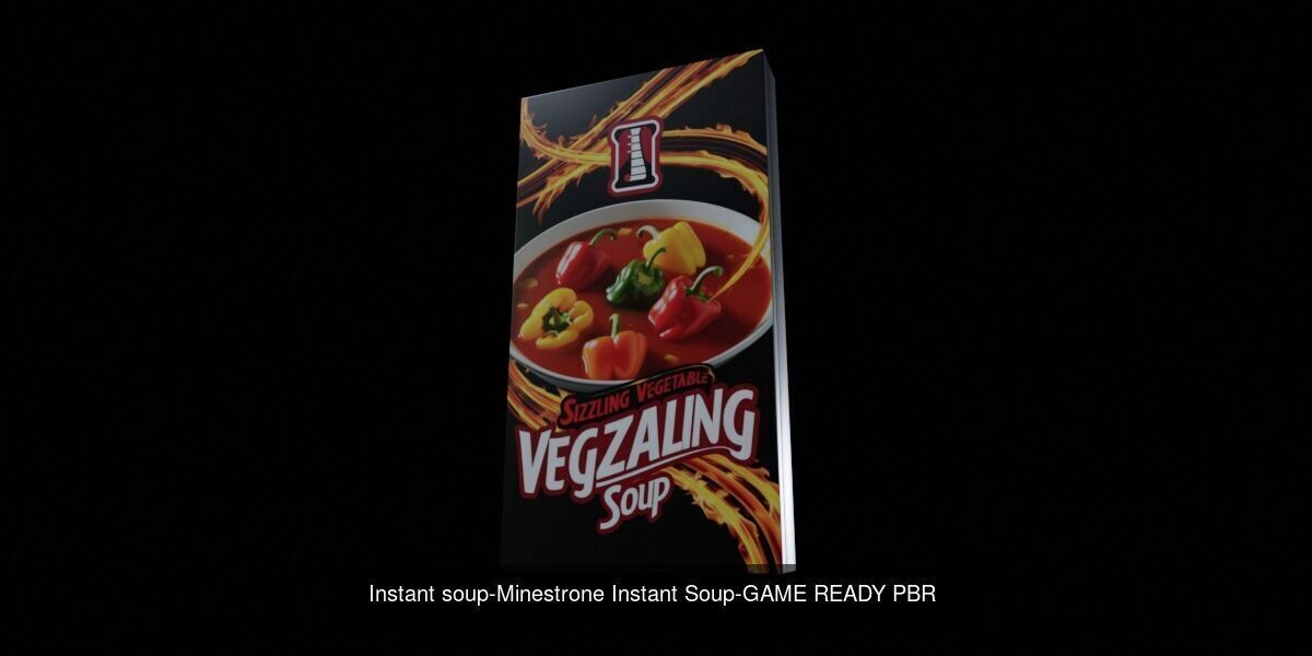 Instant soup-100 Different Texture Version 3D Model Collection _69