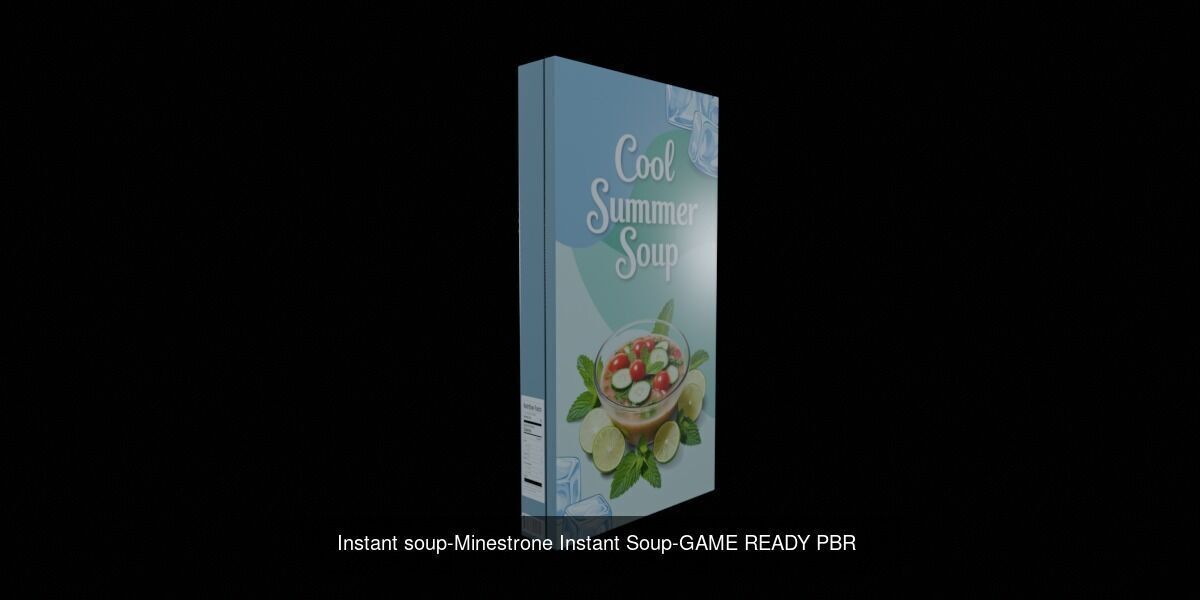 Instant soup-100 Different Texture Version 3D Model Collection _59