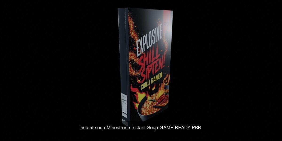 Instant soup-100 Different Texture Version 3D Model Collection _84