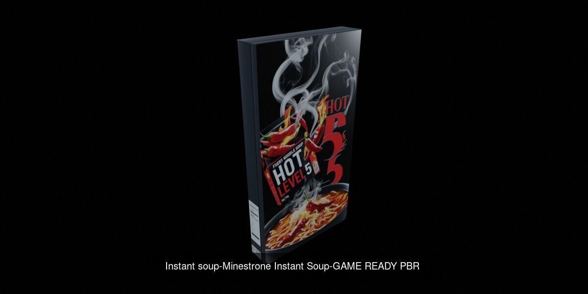 Instant soup-100 Different Texture Version 3D Model Collection _77