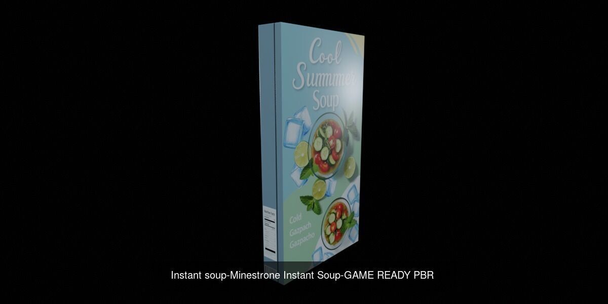 Instant soup-100 Different Texture Version 3D Model Collection _57
