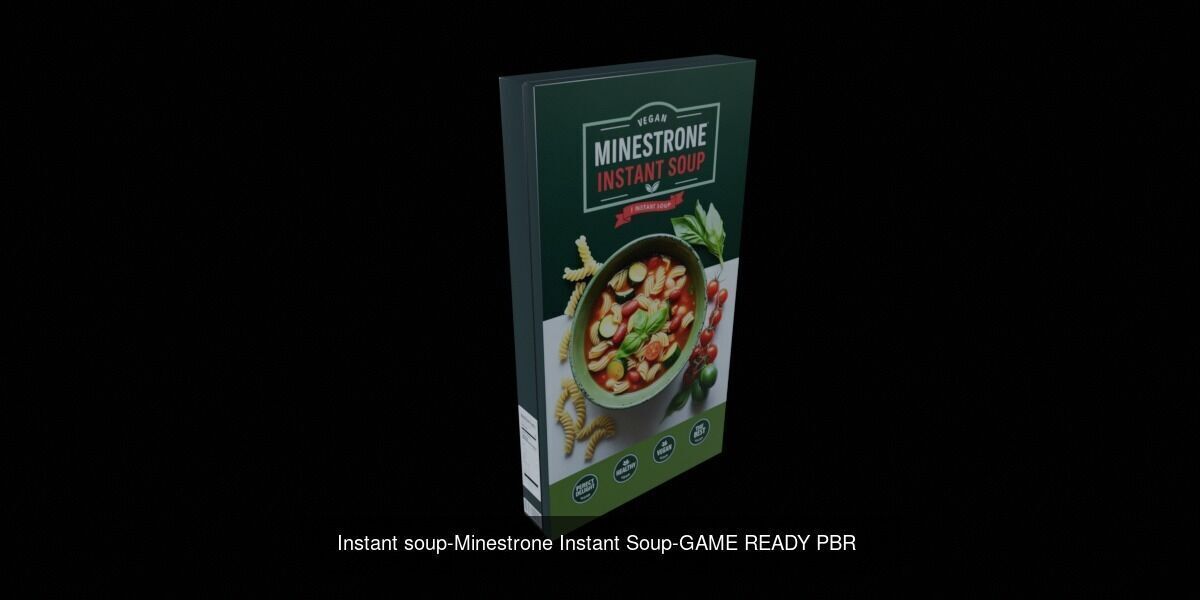 Instant soup-100 Different Texture Version 3D Model Collection _38