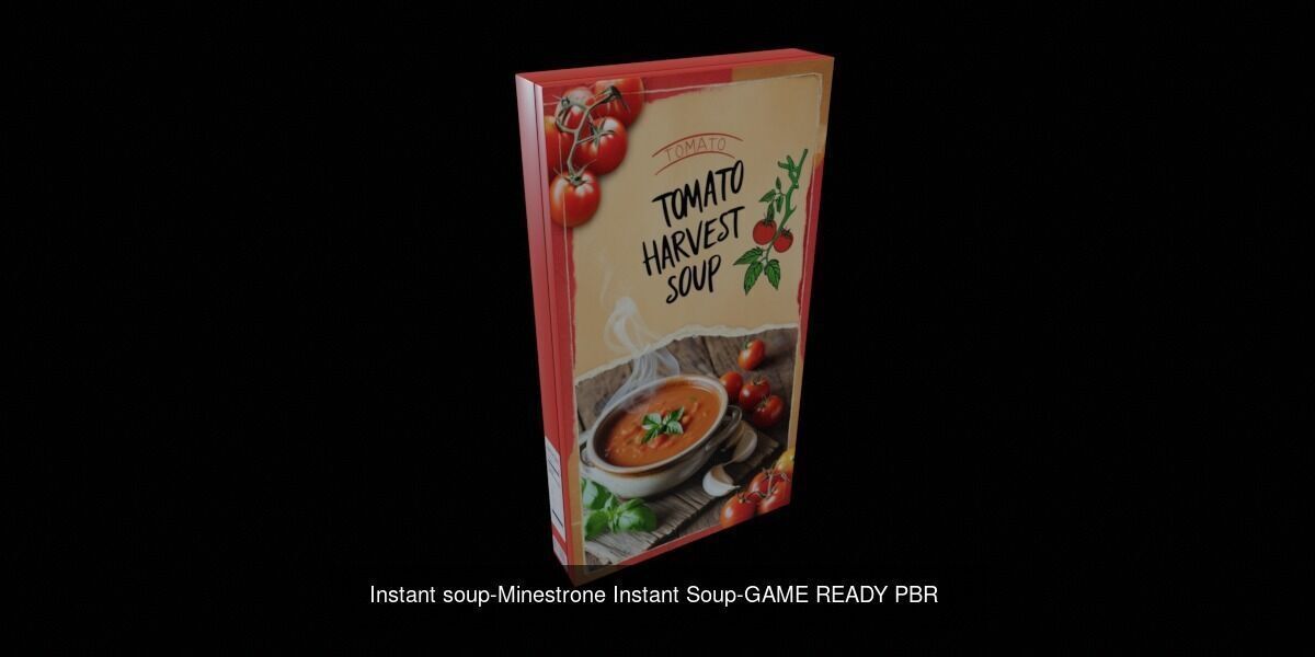 Instant soup-100 Different Texture Version 3D Model Collection _108