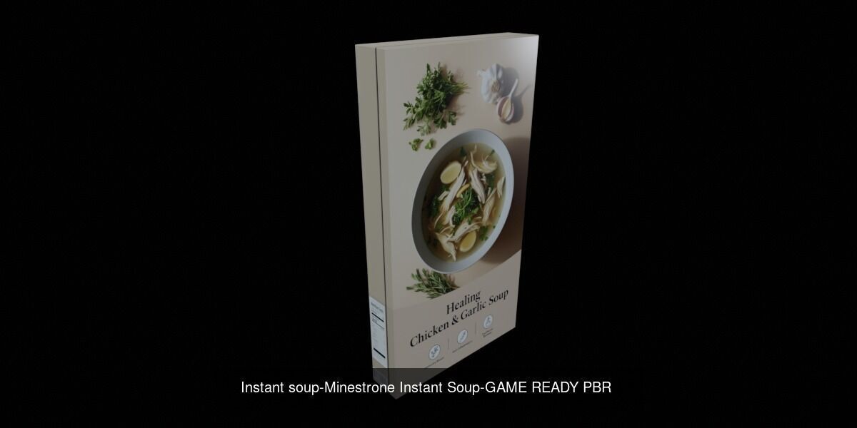 Instant soup-100 Different Texture Version 3D Model Collection _85