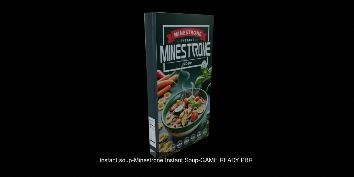 Instant soup-100 Different Texture Version 3D Model Collection _39