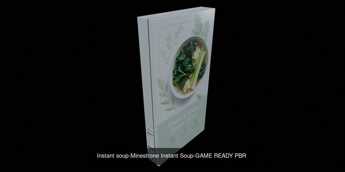 Instant soup-100 Different Texture Version 3D Model Collection _49