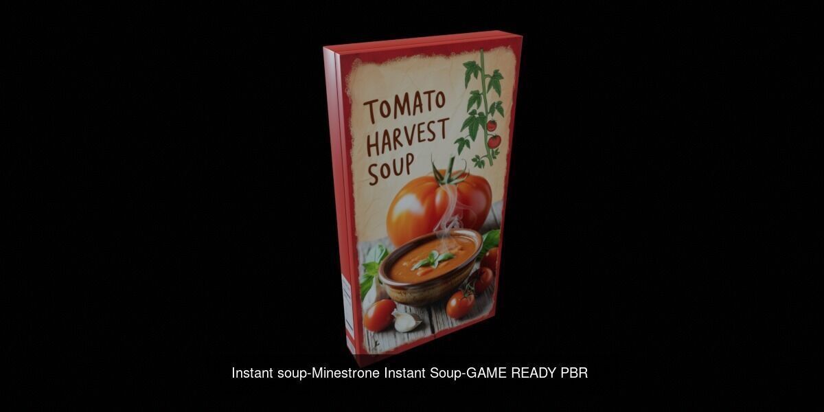 Instant soup-100 Different Texture Version 3D Model Collection _107