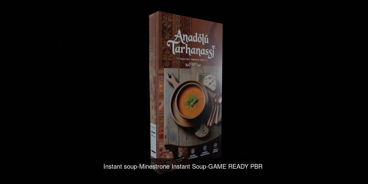 Instant soup-100 Different Texture Version 3D Model Collection _65