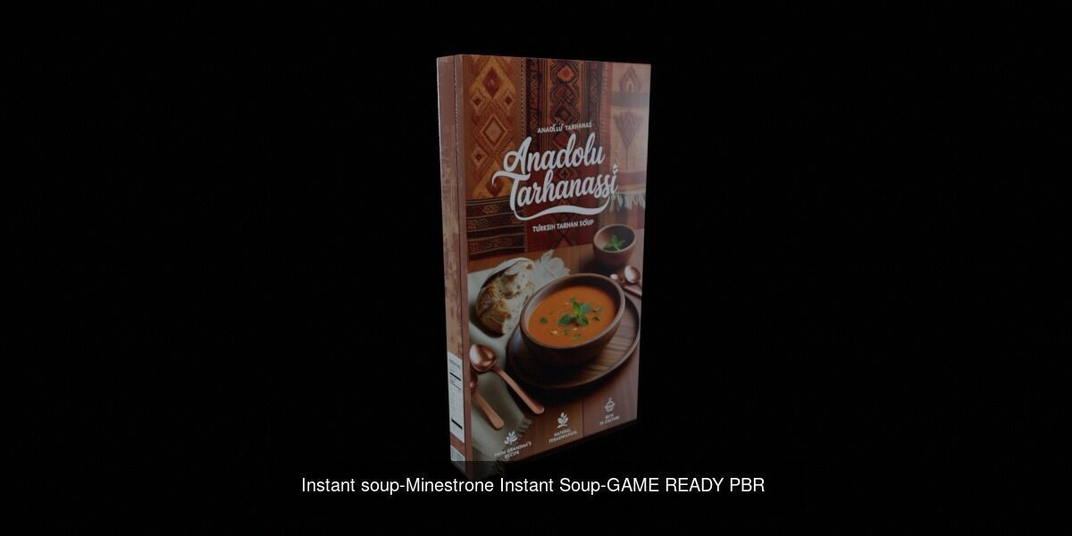 Instant soup-100 Different Texture Version 3D Model Collection _68