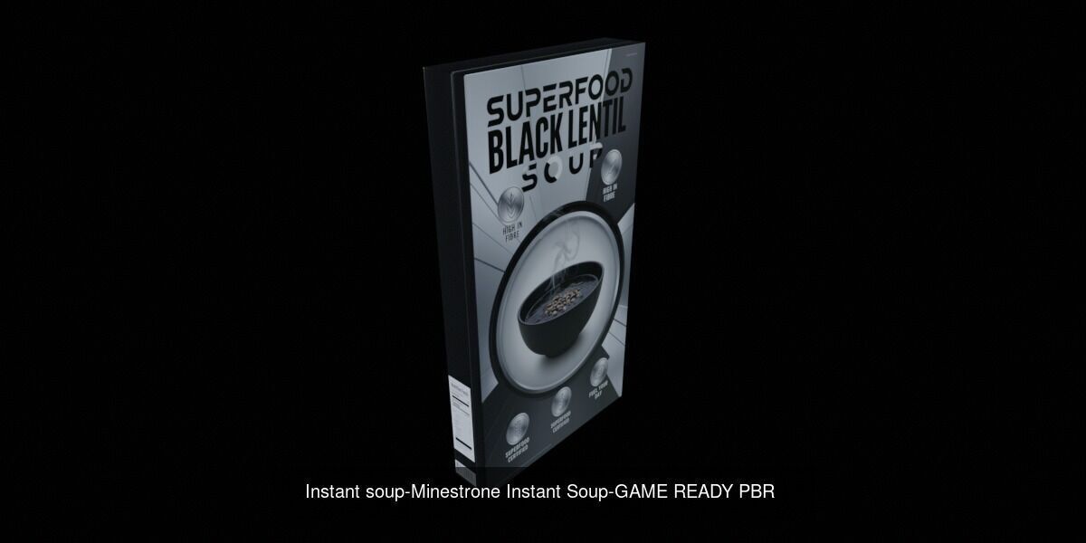 Instant soup-100 Different Texture Version 3D Model Collection _33