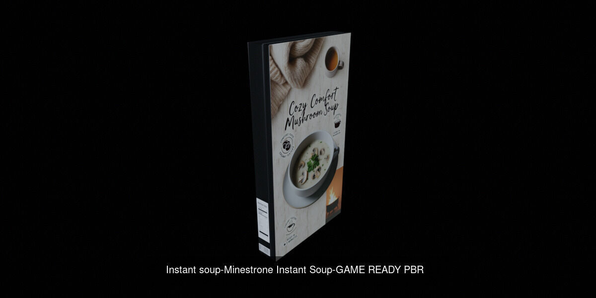 Instant soup-100 Different Texture Version 3D Model Collection _20