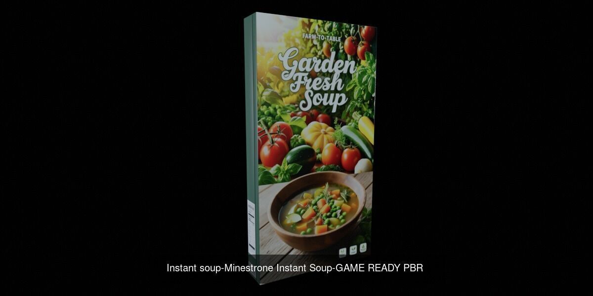 Instant soup-100 Different Texture Version 3D Model Collection _94