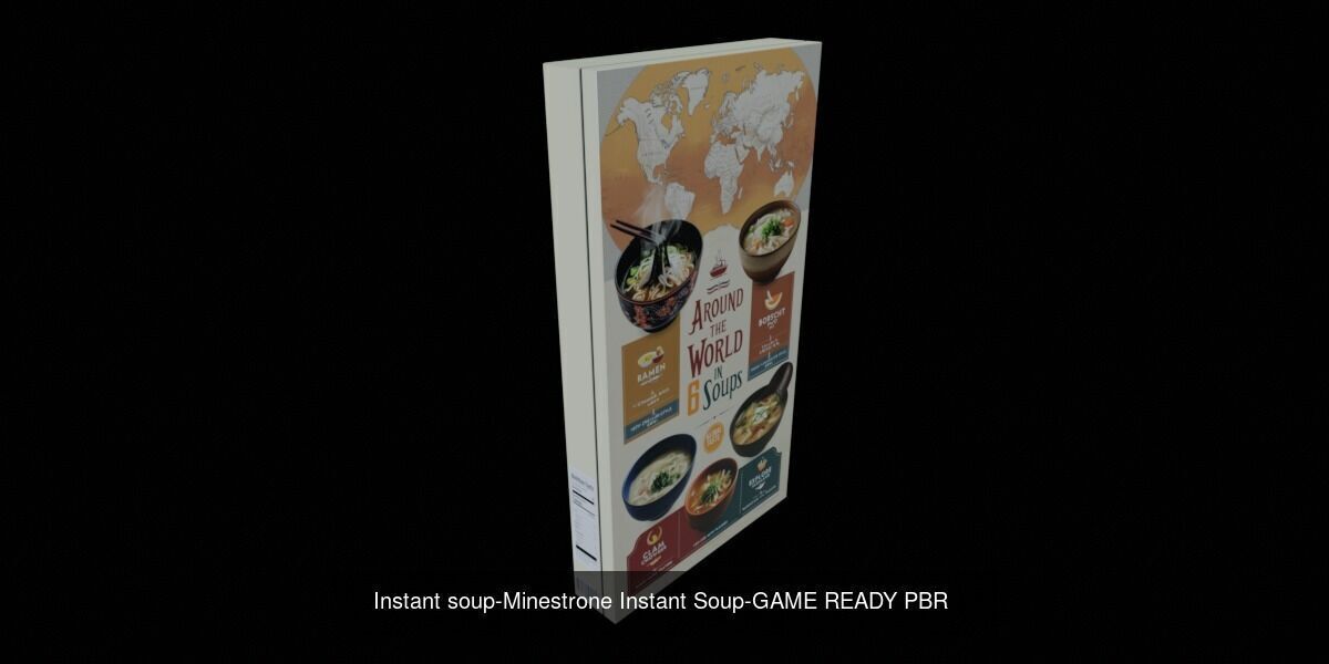 Instant soup-100 Different Texture Version 3D Model Collection _25