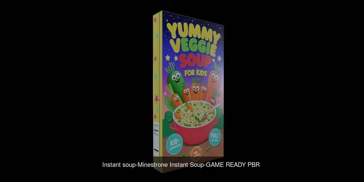 Instant soup-100 Different Texture Version 3D Model Collection _63