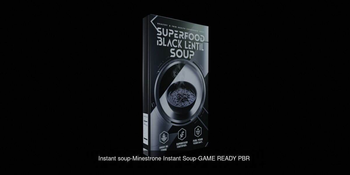 Instant soup-100 Different Texture Version 3D Model Collection _35