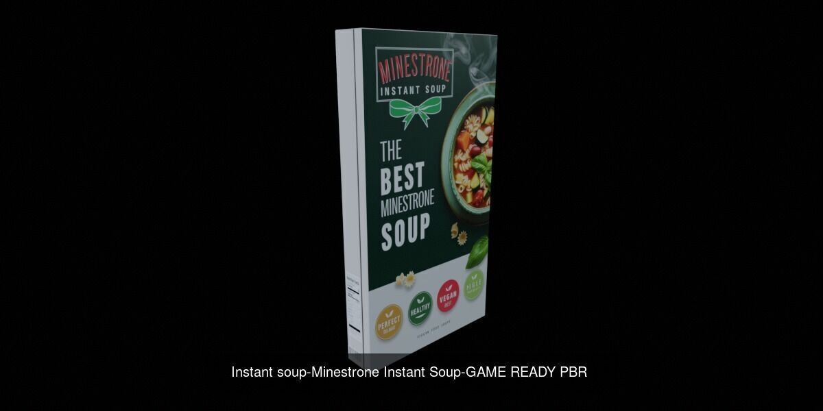 Instant soup-100 Different Texture Version 3D Model Collection _40