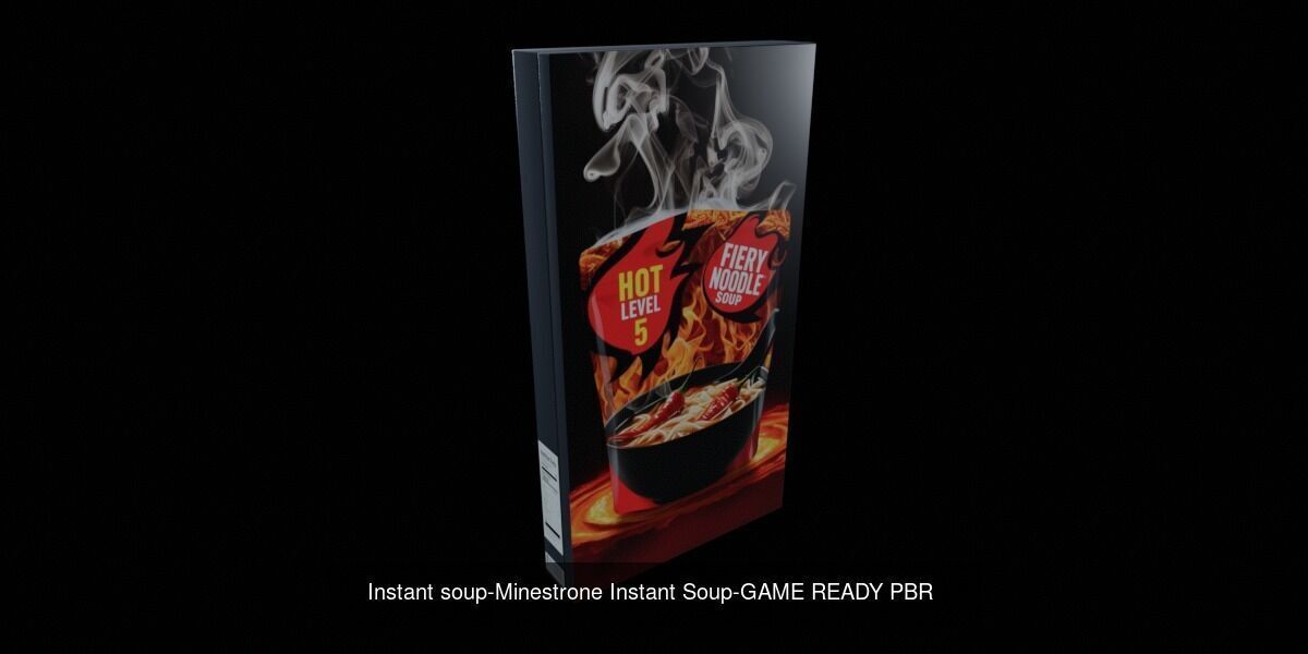 Instant soup-100 Different Texture Version 3D Model Collection _80