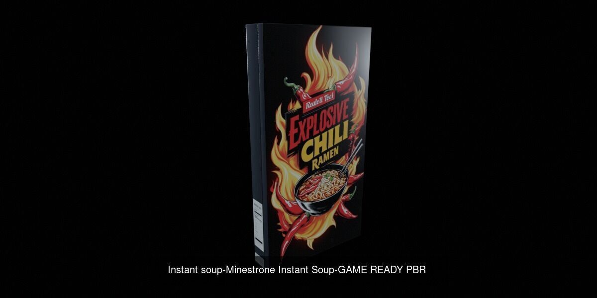 Instant soup-100 Different Texture Version 3D Model Collection _82