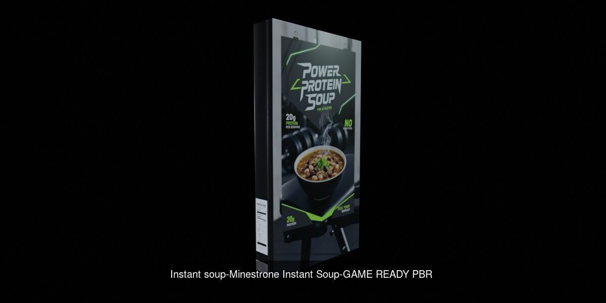 Instant soup-100 Different Texture Version 3D Model Collection _29