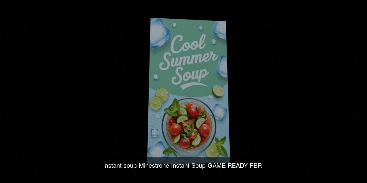Instant soup-100 Different Texture Version 3D Model Collection _58