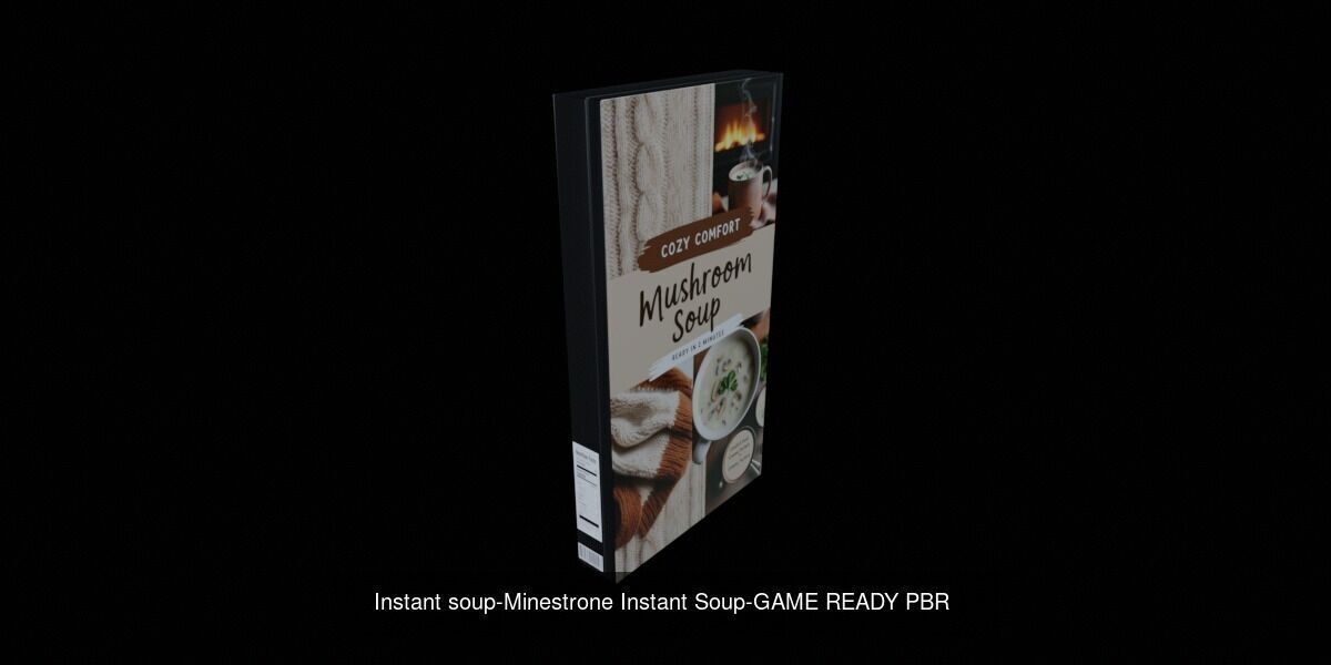 Instant soup-100 Different Texture Version 3D Model Collection _19