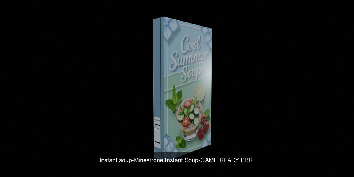 Instant soup-100 Different Texture Version 3D Model Collection _60