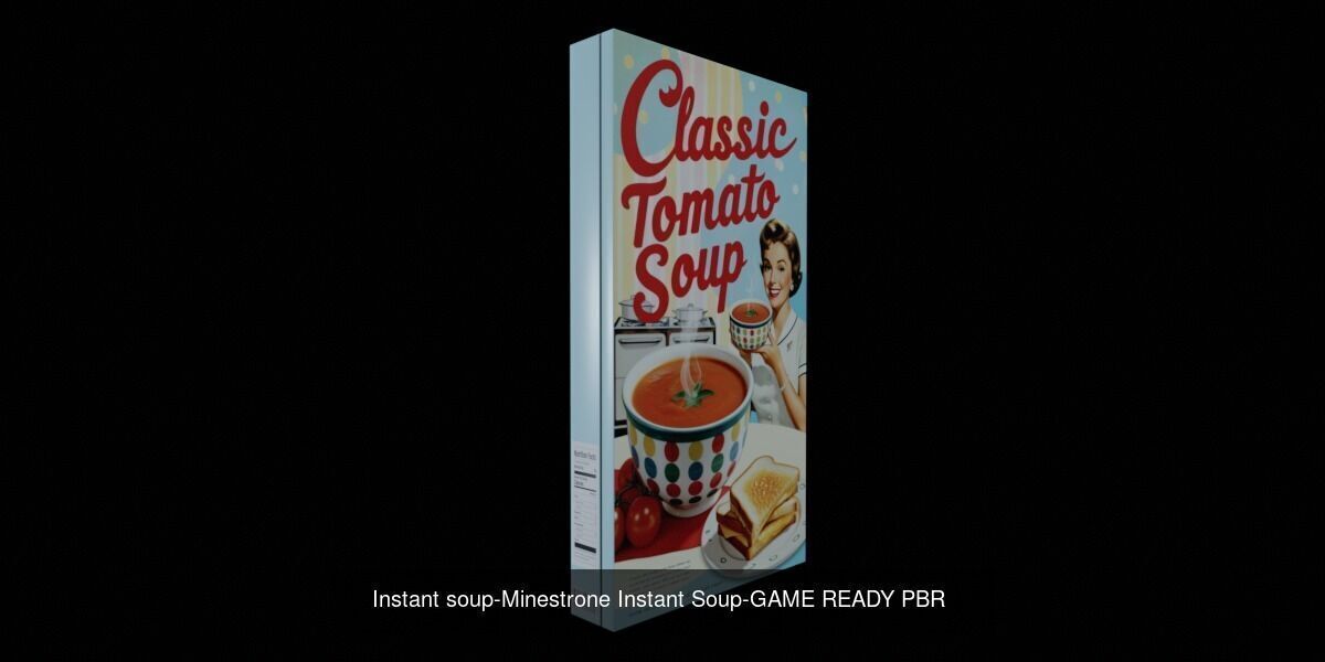 Instant soup-100 Different Texture Version 3D Model Collection _93