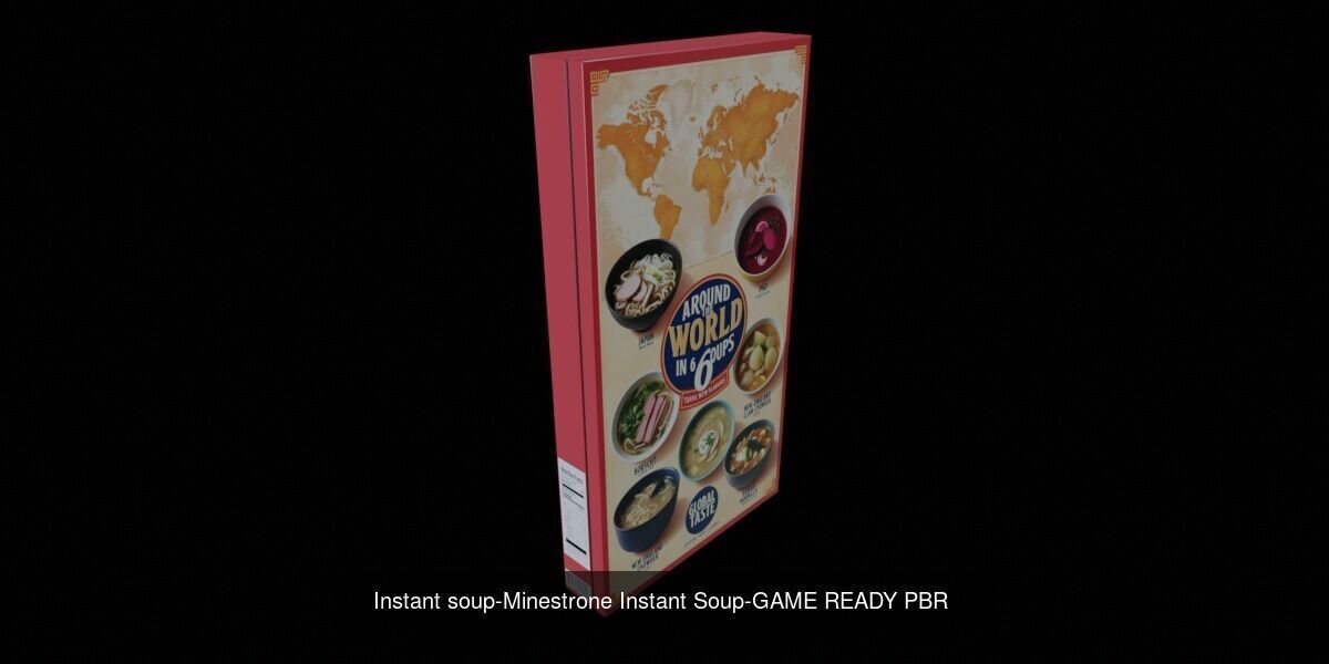 Instant soup-100 Different Texture Version 3D Model Collection _24