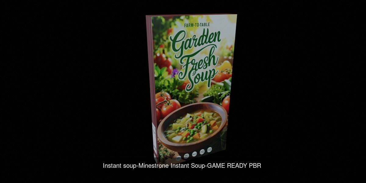 Instant soup-100 Different Texture Version 3D Model Collection _97