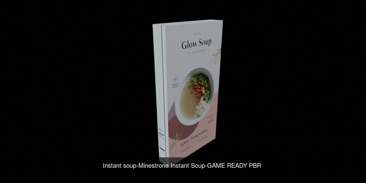 Instant soup-100 Different Texture Version 3D Model Collection _17