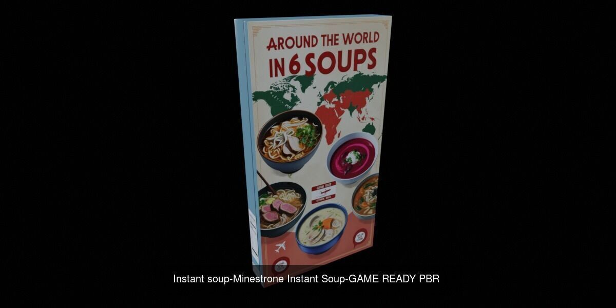 Instant soup-100 Different Texture Version 3D Model Collection _26