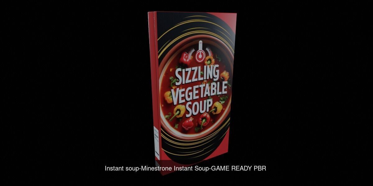 Instant soup-100 Different Texture Version 3D Model Collection _71